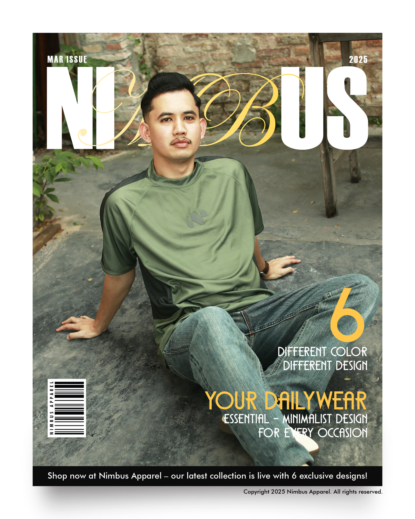 Nimbus Everyday Tee - Army Green