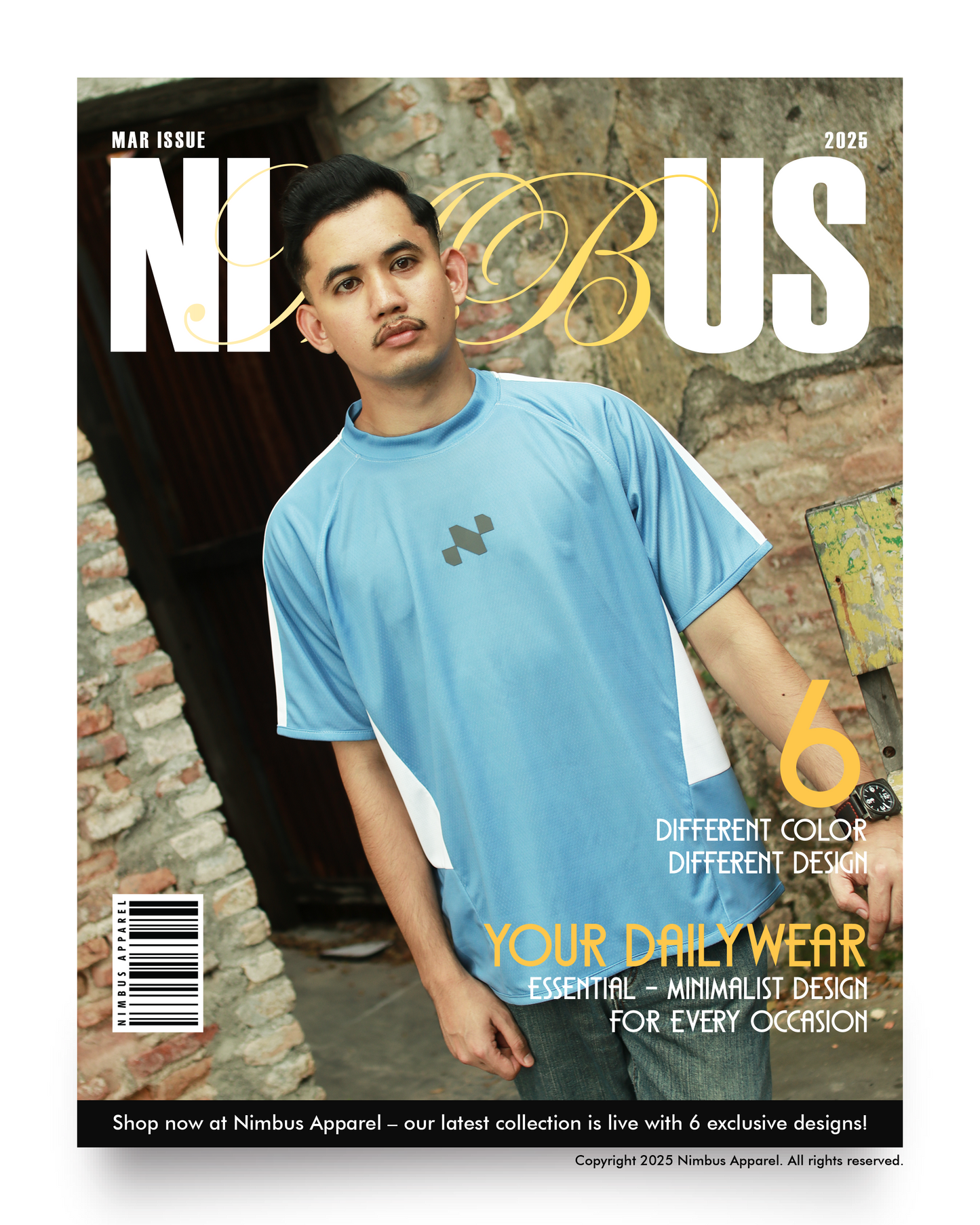 Nimbus Everyday Tee - Sky