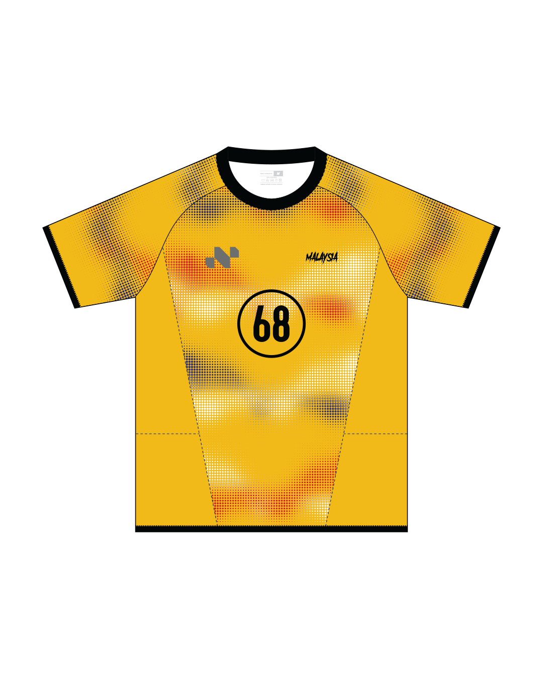 Merdeka 68 Tee - Yellow