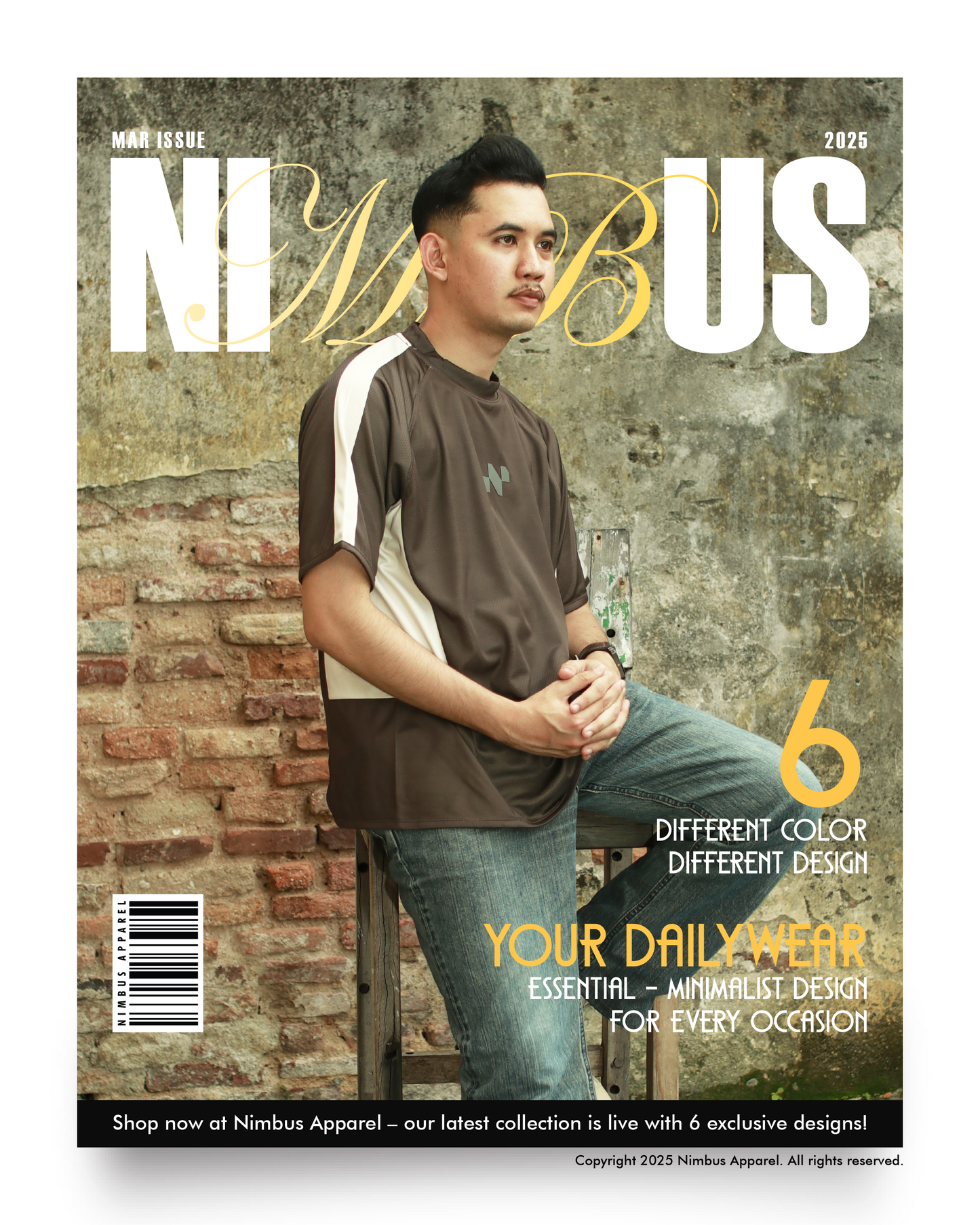 Nimbus Everyday Tee - Brown